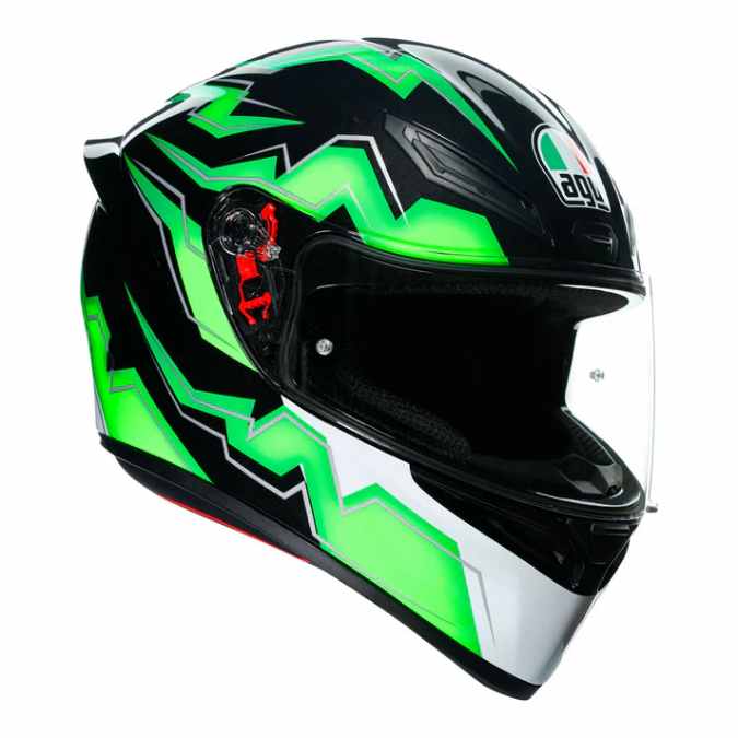 AGV K1 KRIPTON- BLACK GREEN