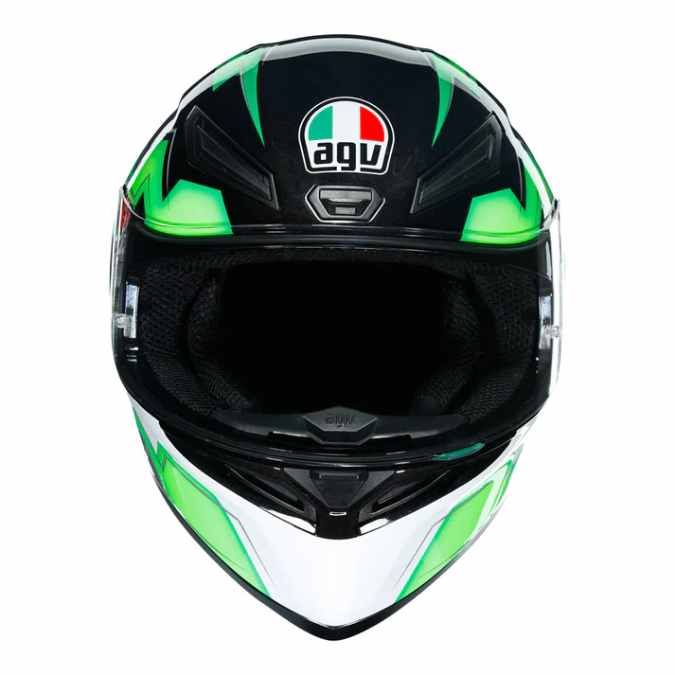 AGV K1 KRIPTON- BLACK GREEN