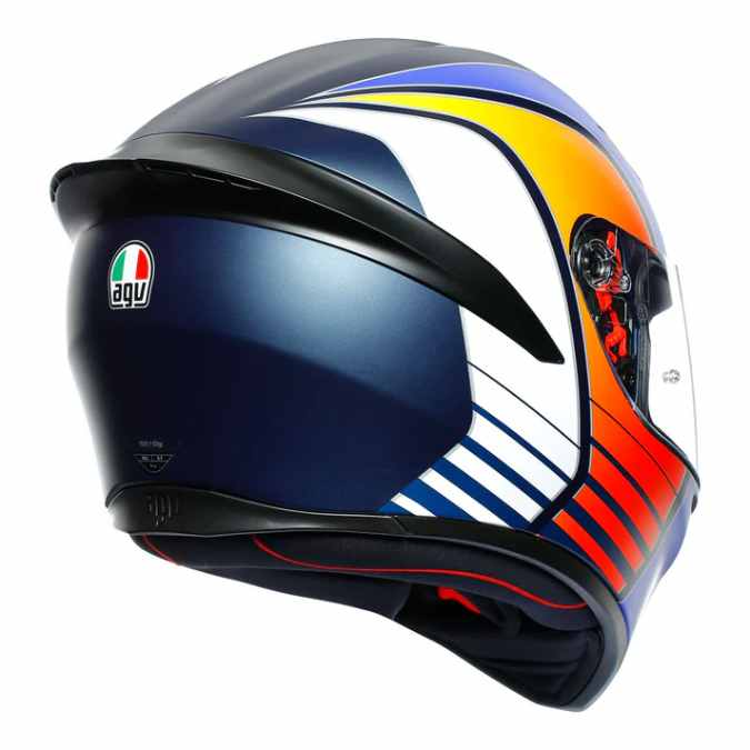 AGV K1 POWER- BLUE ORANGE WHITE - 0