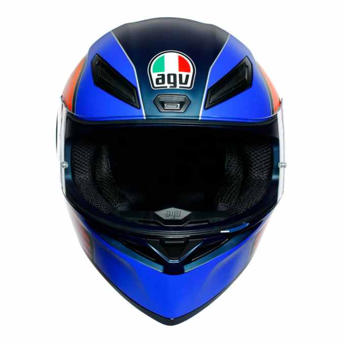 AGV K1 POWER- BLUE ORANGE WHITE