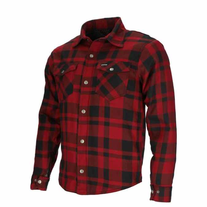 ARGON SAVAGE FLANNO JACKET- RED BLACK