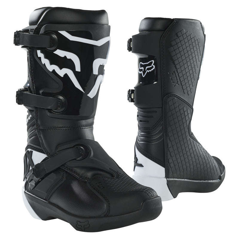 FOX YOUTH COMP MX BOOTS – BLACK