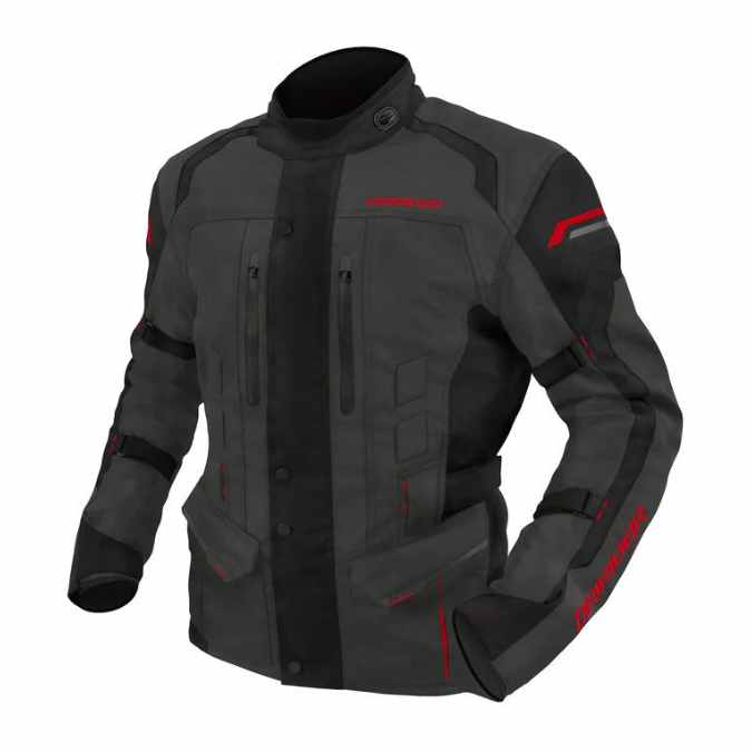 DRIRIDER COMPASS 4 JACKET- BLACK RED