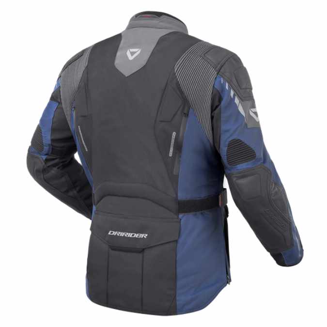 DRIRIDER NORDIC V JACKET- NAVY GREY