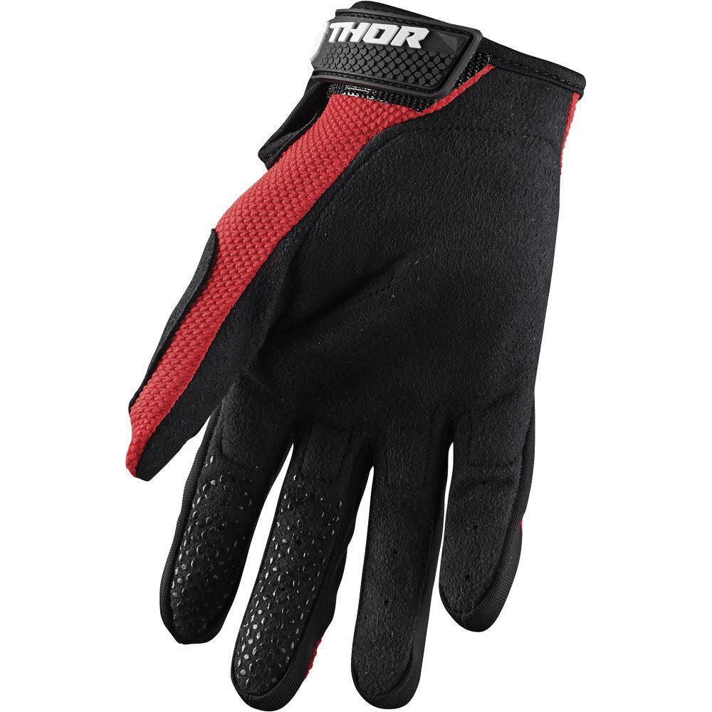 THOR 2024 YOUTH SECTOR GLOVES- RED - 0