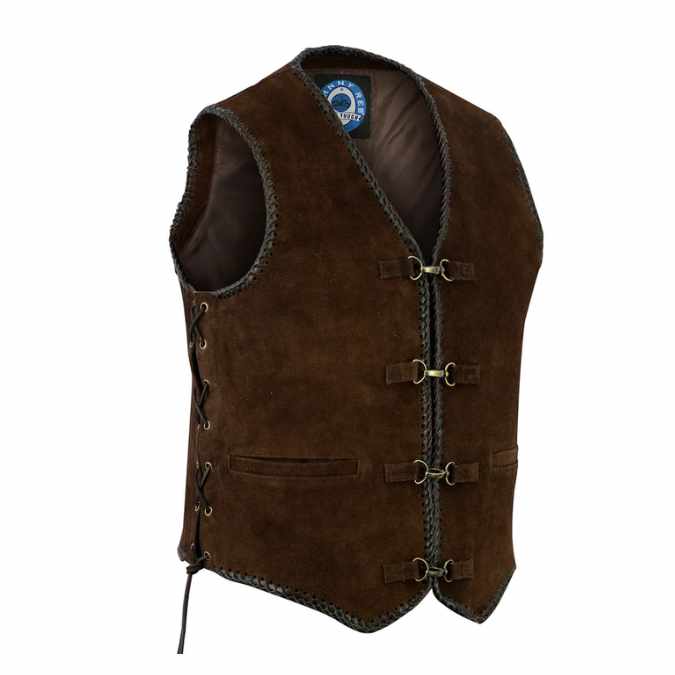 JOHNNY REB MENS GILLIES SUEDE VEST