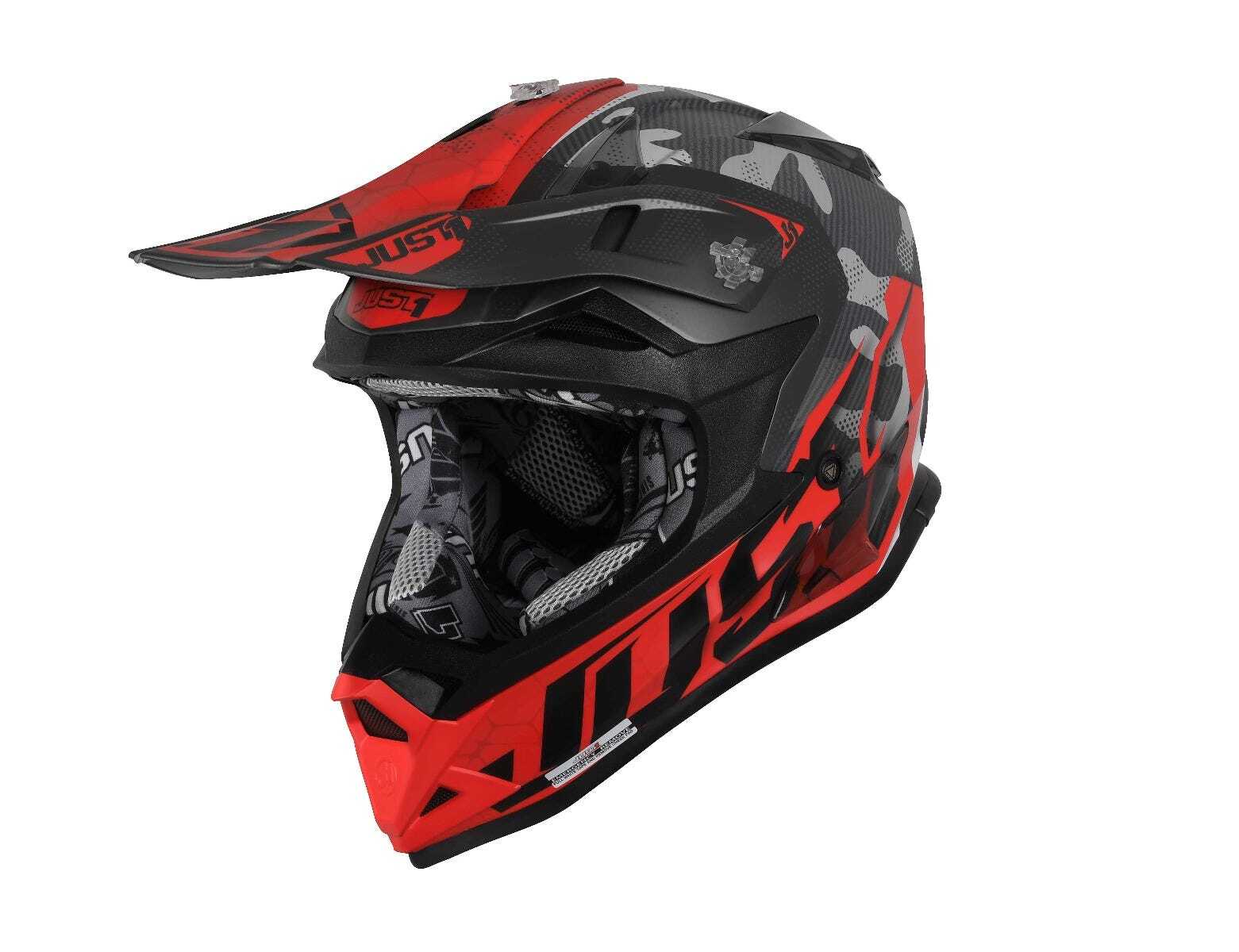 JUST1 J32 SWAT CAMO YOUTH HELMET – RED