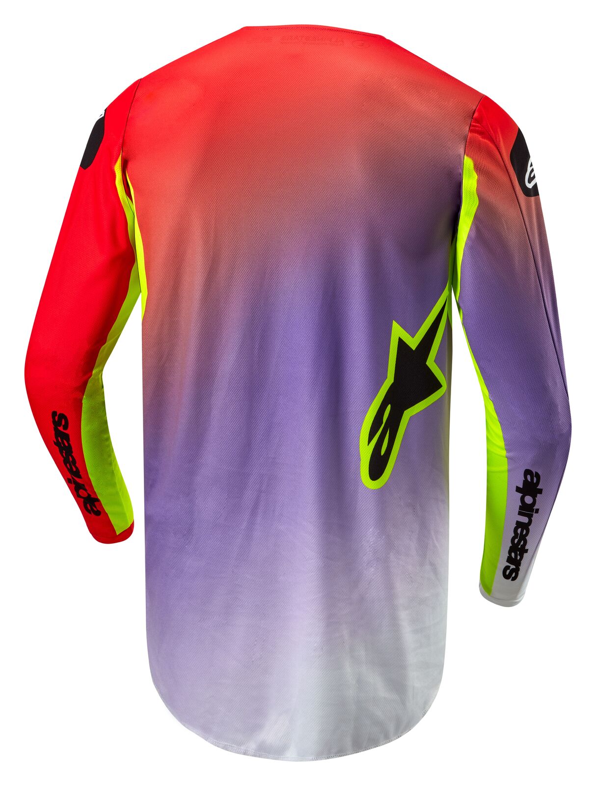 ALPINESTARS 2024 FLUID LUCENT JERSEY – WHITE NEON RED FLURO YELLOW