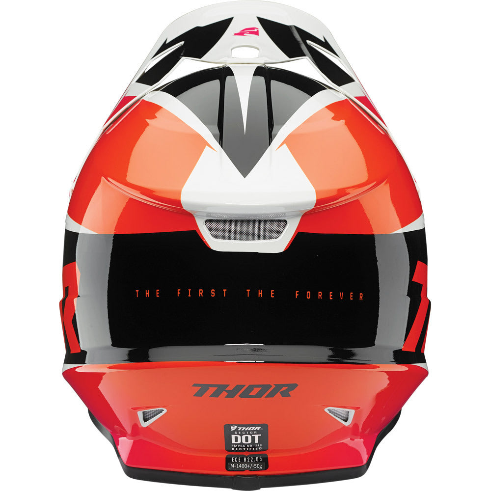 THOR SECTOR FADER HELMET - ORANGE MAGENTA