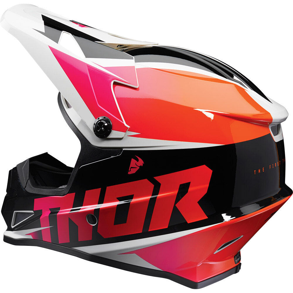 THOR SECTOR FADER HELMET - ORANGE MAGENTA - 0