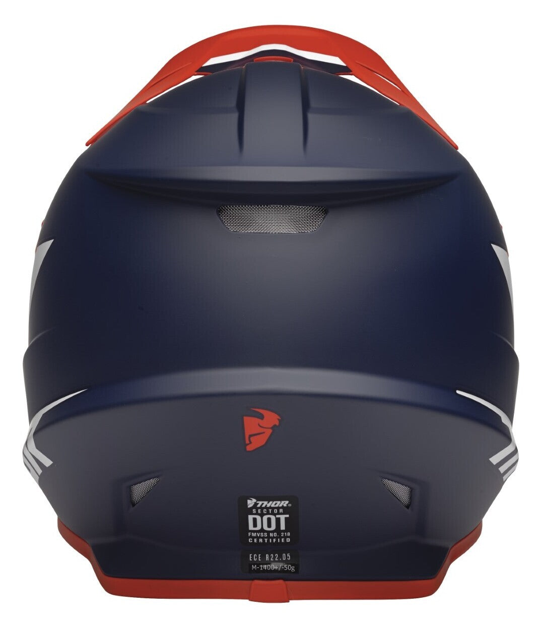 THOR SECTOR CHEV HELMET- RED NAVY