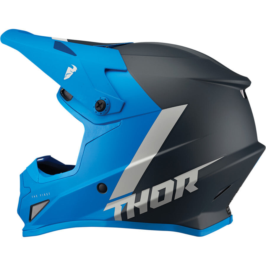 THOR SECTOR CHEV HELMET- BLUE GREY