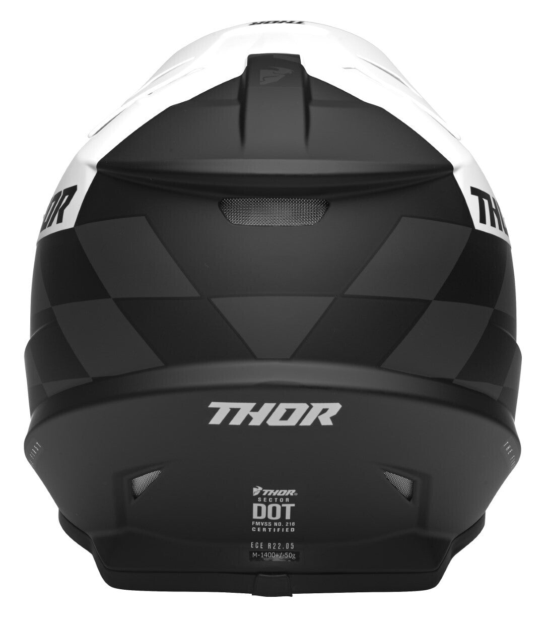 THOR SECTOR BIRDROCK HELMET- BLACK WHITE